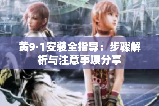 黄9·1安装全指导：步骤解析与注意事项分享