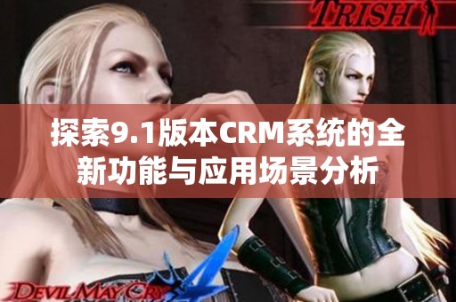 探索9.1版本CRM系统的全新功能与应用场景分析
