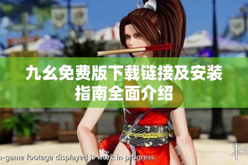 九幺免费版下载链接及安装指南全面介绍