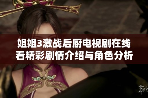 姐姐3激战后厨电视剧在线看精彩剧情介绍与角色分析
