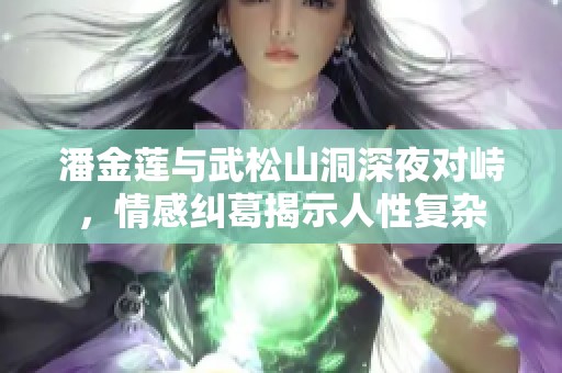 潘金莲与武松山洞深夜对峙，情感纠葛揭示人性复杂