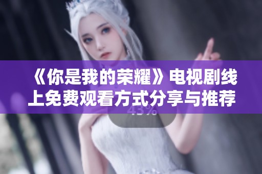 《你是我的荣耀》电视剧线上免费观看方式分享与推荐
