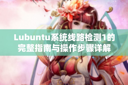 Lubuntu系统线路检测1的完整指南与操作步骤详解