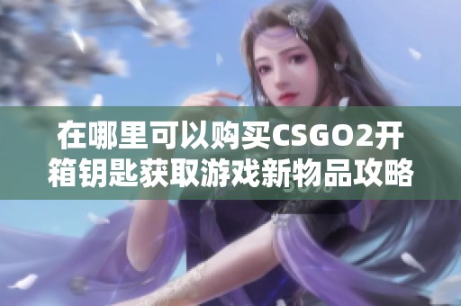 在哪里可以购买CSGO2开箱钥匙获取游戏新物品攻略