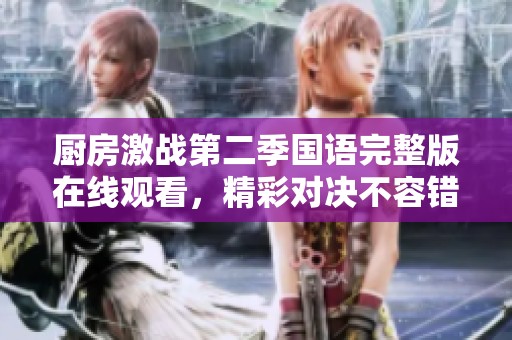 厨房激战第二季国语完整版在线观看，精彩对决不容错过