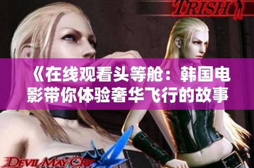 《在线观看头等舱：韩国电影带你体验奢华飞行的故事》