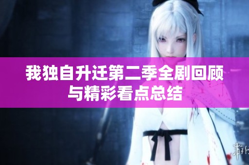 我独自升迁第二季全剧回顾与精彩看点总结