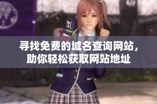 寻找免费的域名查询网站，助你轻松获取网站地址