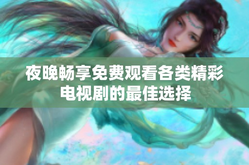 夜晚畅享免费观看各类精彩电视剧的最佳选择