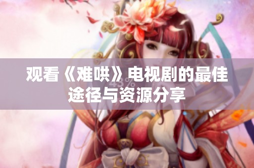 观看《难哄》电视剧的最佳途径与资源分享
