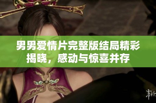 男男爱情片完整版结局精彩揭晓，感动与惊喜并存