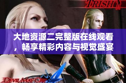 大地资源二完整版在线观看，畅享精彩内容与视觉盛宴
