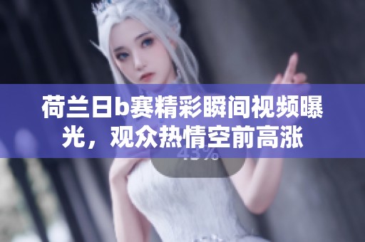 荷兰日b赛精彩瞬间视频曝光，观众热情空前高涨