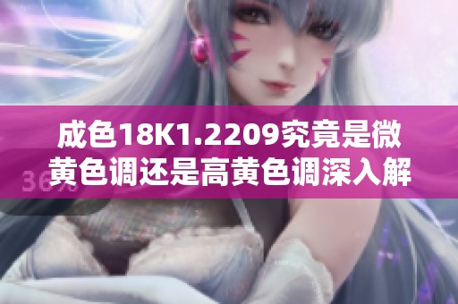 成色18K1.2209究竟是微黄色调还是高黄色调深入解析