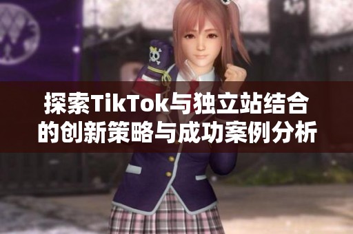 探索TikTok与独立站结合的创新策略与成功案例分析