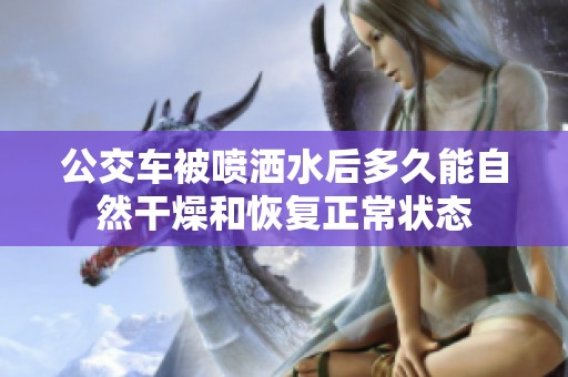 公交车被喷洒水后多久能自然干燥和恢复正常状态