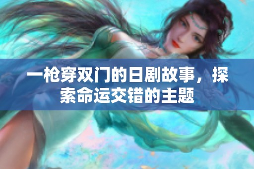一枪穿双门的日剧故事，探索命运交错的主题