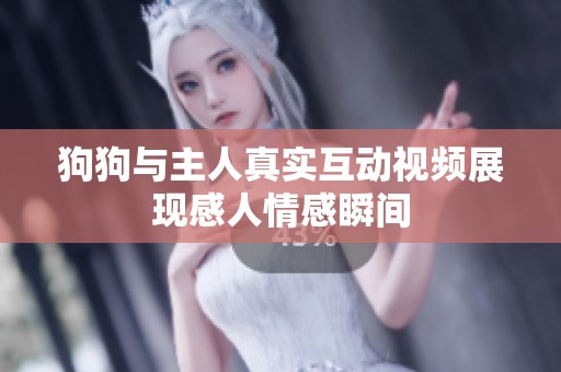 狗狗与主人真实互动视频展现感人情感瞬间