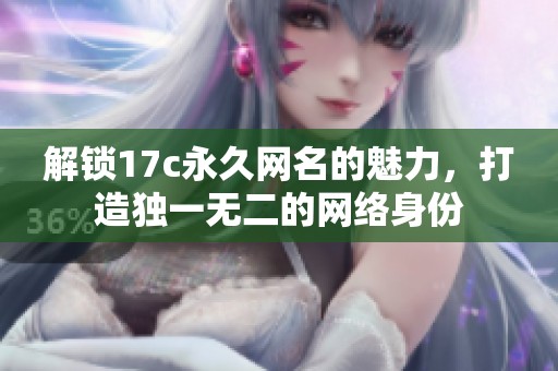 解锁17c永久网名的魅力，打造独一无二的网络身份