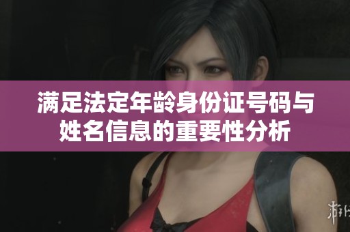 满足法定年龄身份证号码与姓名信息的重要性分析