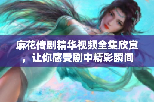 麻花传剧精华视频全集欣赏，让你感受剧中精彩瞬间